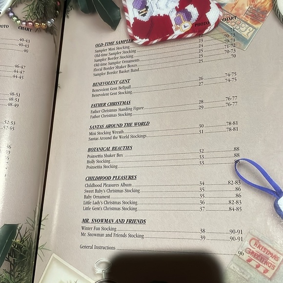The Stockings Were Hung Embroidery Book with full directions - Picture 3 of 16